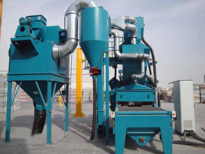 網(wǎng)帶通過式拋丸機(jī)