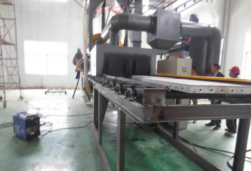 鋁模板拋丸機